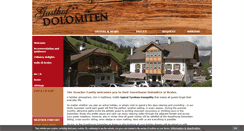 Desktop Screenshot of gasthof-dolomiten.com